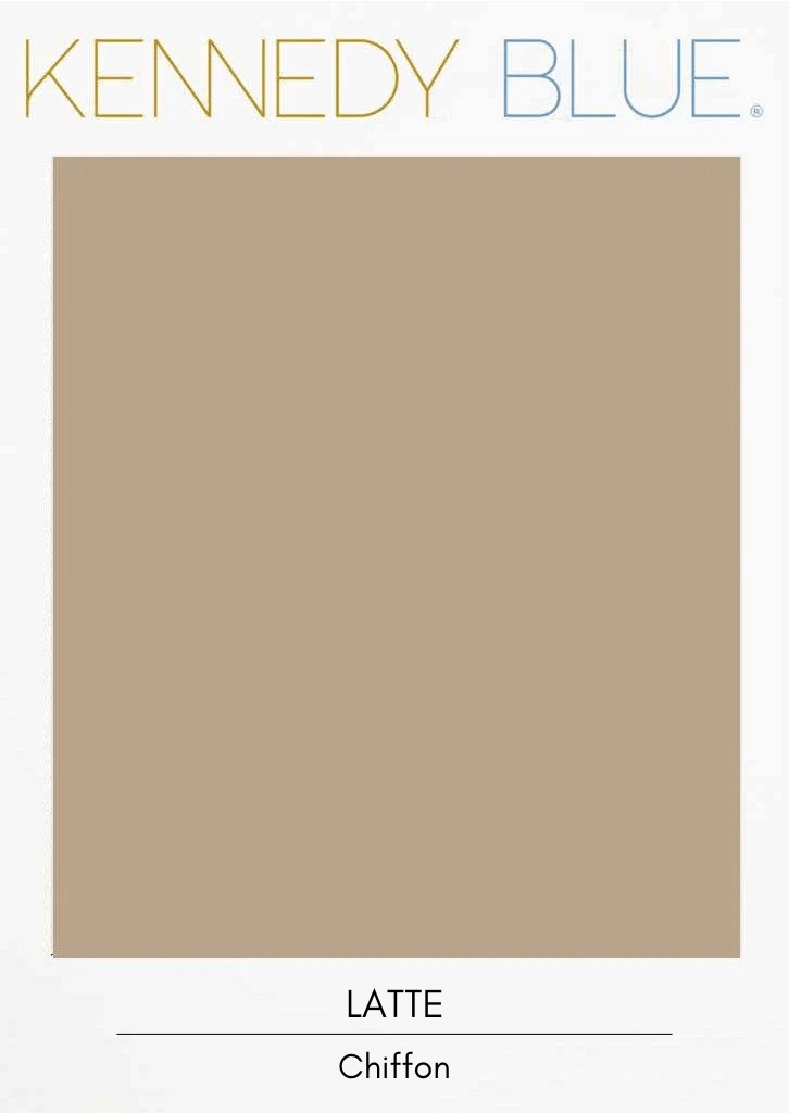 Latte|Flat Chiffon Fabric Swatches Color Swatch