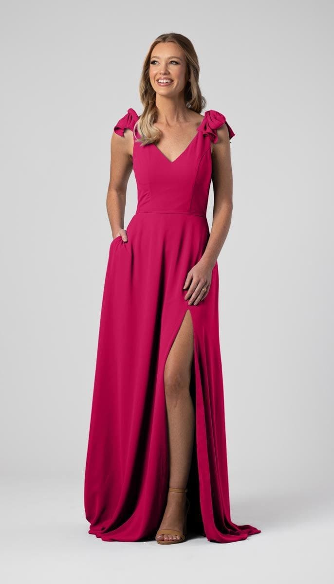 leah backless bridesmaid dress Leah Floor Length Spaghetti Straps Chiffon Bridesmaid Dresses