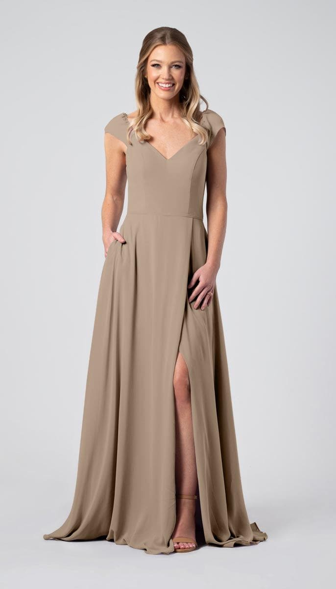 Lily Ready To Ship Chiffon Bridesmaid Dress