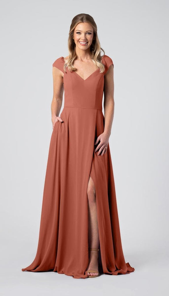 Lily Ready To Ship Chiffon Bridesmaid Dress