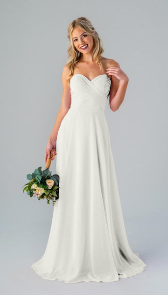 Lisa Strapless Chiffon Bridesmaids Dress