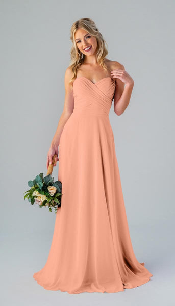 Lisa Strapless Chiffon Bridesmaids Dress
