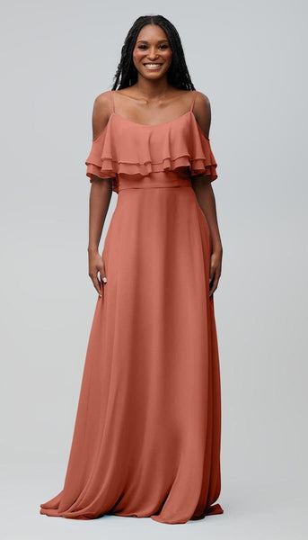 cashmere color bridesmaid dresses Logan Chiffon Bridesmaids Dress dusty pink bridesmaid dresses