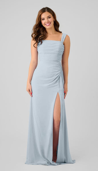 mable blue dress Mabel elegant bridesmaid Color:Ivory/Blue Print Brown Velvet A Line Le Bon Shoppes Mable collection:jersey-dresses
