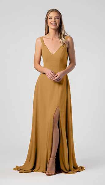 Meg Clean & Modern Bridesmaid Dress | Kennedy Blue Mustard Yellow Meg Clean & Modern Bridesmaid Dress | Kennedy Blue Mustard Yellow