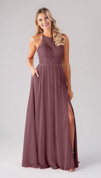 Melanie Embroidered Lace Bridesmaid Dress