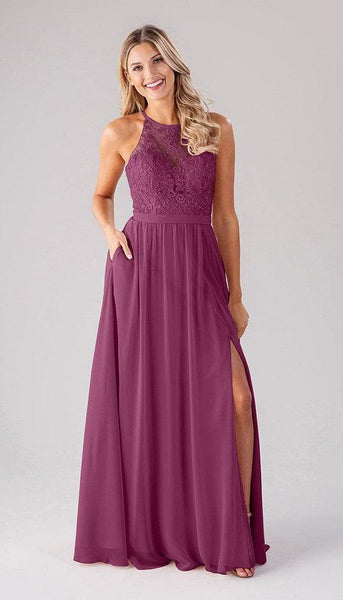 Melanie Embroidered Lace Bridesmaid Dress