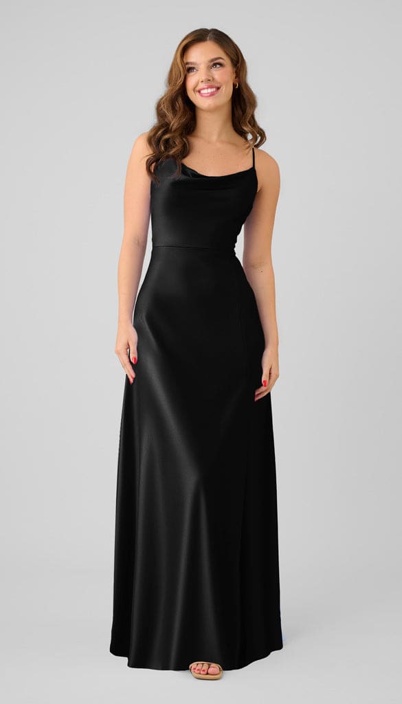 Miller adjustable fit luxe satin bridesmaid dress | Kennedy Blue Fawn Miller adjustable fit luxe satin bridesmaid dress | Kennedy Blue Fawn