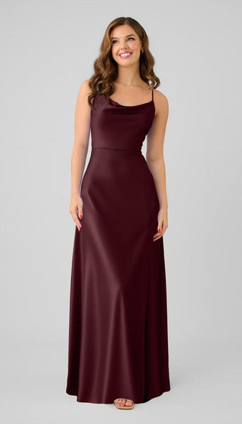 cotton sateen bridesmaid dresses Miller adjustable fit luxe satin dress Sleeveless Embellishment