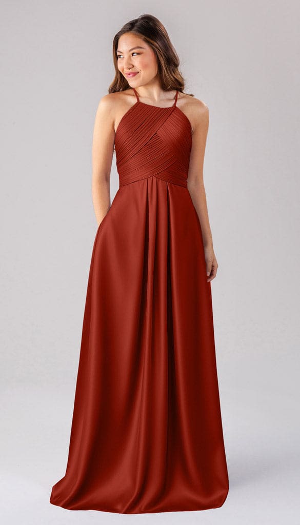 cinnamon satin bridesmaid dresses Milly Luxe Bridesmaids Dress Antonelli - Memphis Light Size:46 Short Jacket+40 Waist Adjust 36to42)(Height: 5 4 to5 7 )(Neck 17-18.5:XL perfect for garden weddings Best Selling