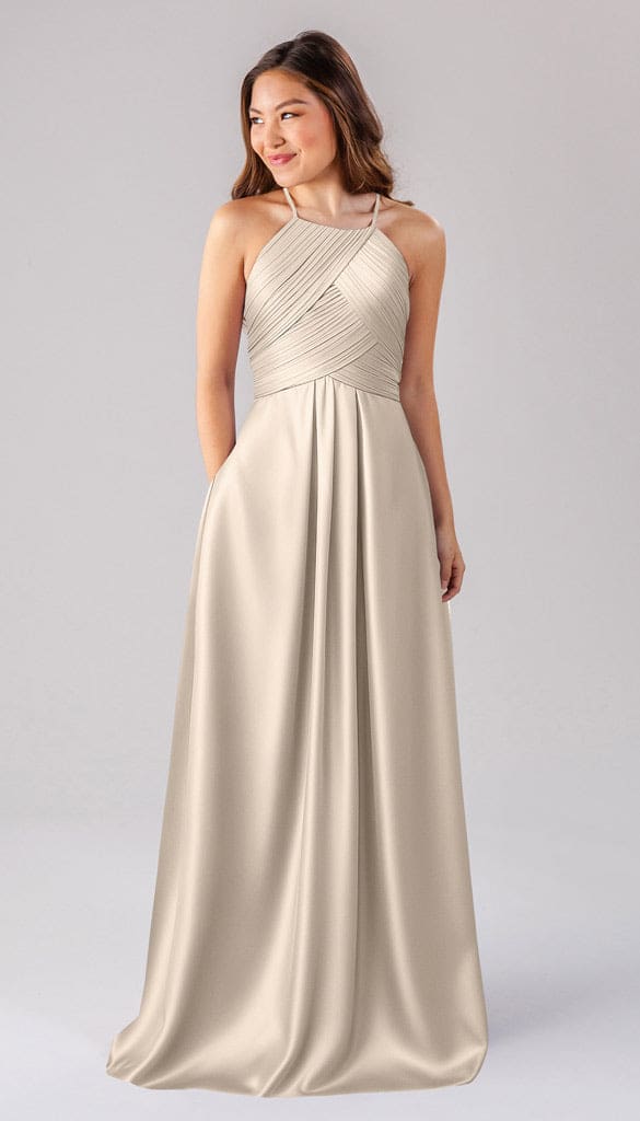 milly bridesmaid dresses Milly Luxe Satin Bridesmaids Dress