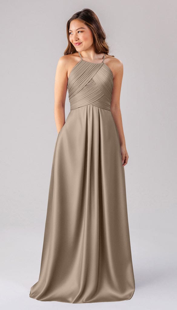 milly satin dress Milly Luxe Satin Bridesmaids Dress