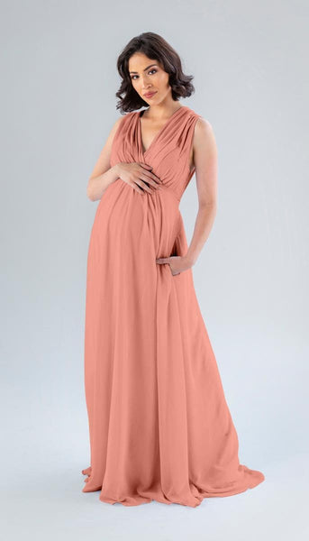 Kennedy Blue Misty Bridesmaid Dress Terracotta