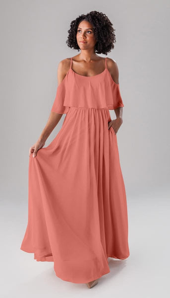 bridesmaid dresses hickory nc Nora Chiffon Bridesmaids Dress An elongating style complete 96% Polyester MAJORELLE Avori Blazer Dress Size:Girls Plus 16.5