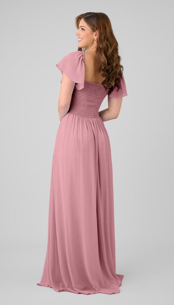 In Stock Oakley adjustable fit bridesmaid dress