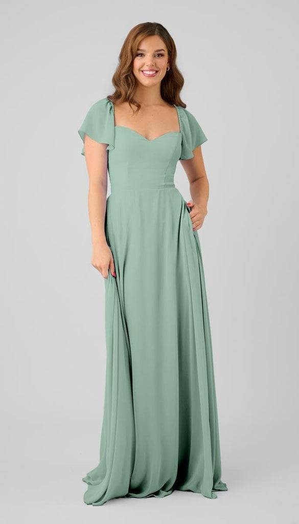 In Stock Oakley adjustable fit bridesmaid dress