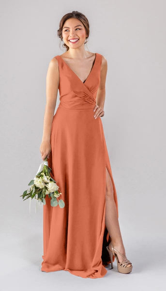 Pear Classic Chiffon Bridesmaid Dress