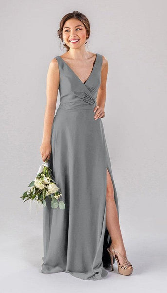 pearl grey bridesmaid dresses Grace Floor-Length Sweetheart Neckline Bridesmaid Dress