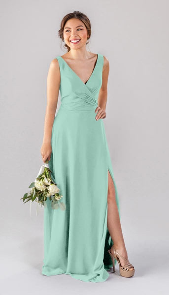 Pear Classic Chiffon Bridesmaid Dress