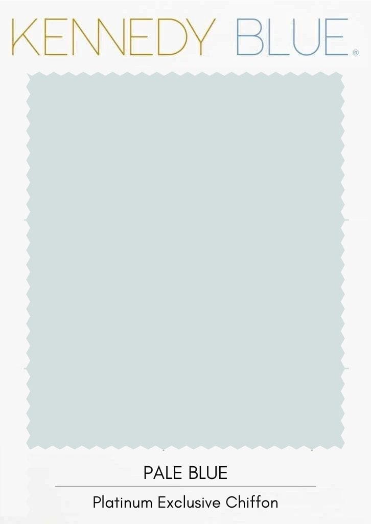 Pale Blue|Flat Chiffon Fabric Swatches Color Swatch