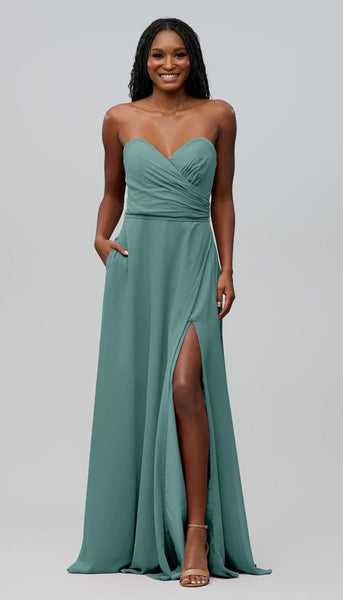Poppy Strapless Chiffon Bridesmaid Dress