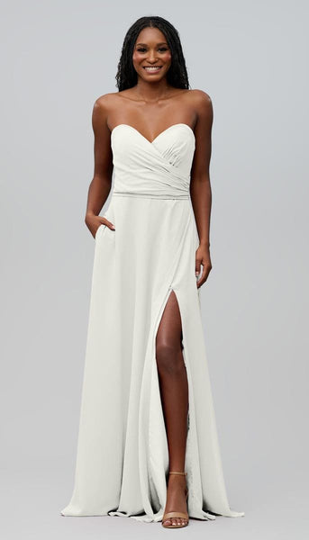 Poppy Strapless Chiffon Bridesmaid Dress