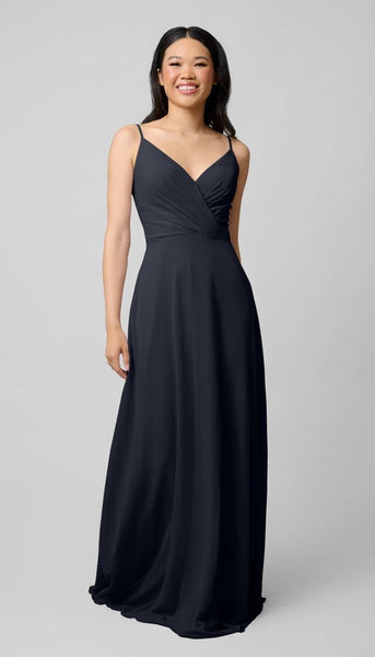 dark blue dresses bridesmaid Reese Chiffon Bridesmaids Dress
