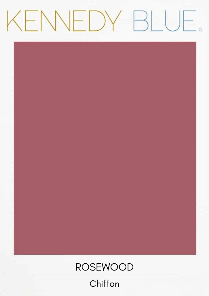 Rosewood|Flat Chiffon Fabric Swatches Color Swatch