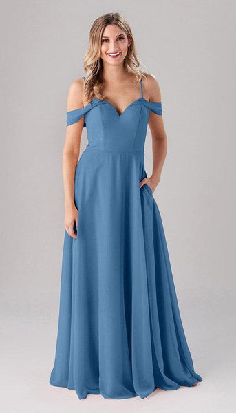 Samantha Off The Shoulder Chiffon Bridesmaids Dress