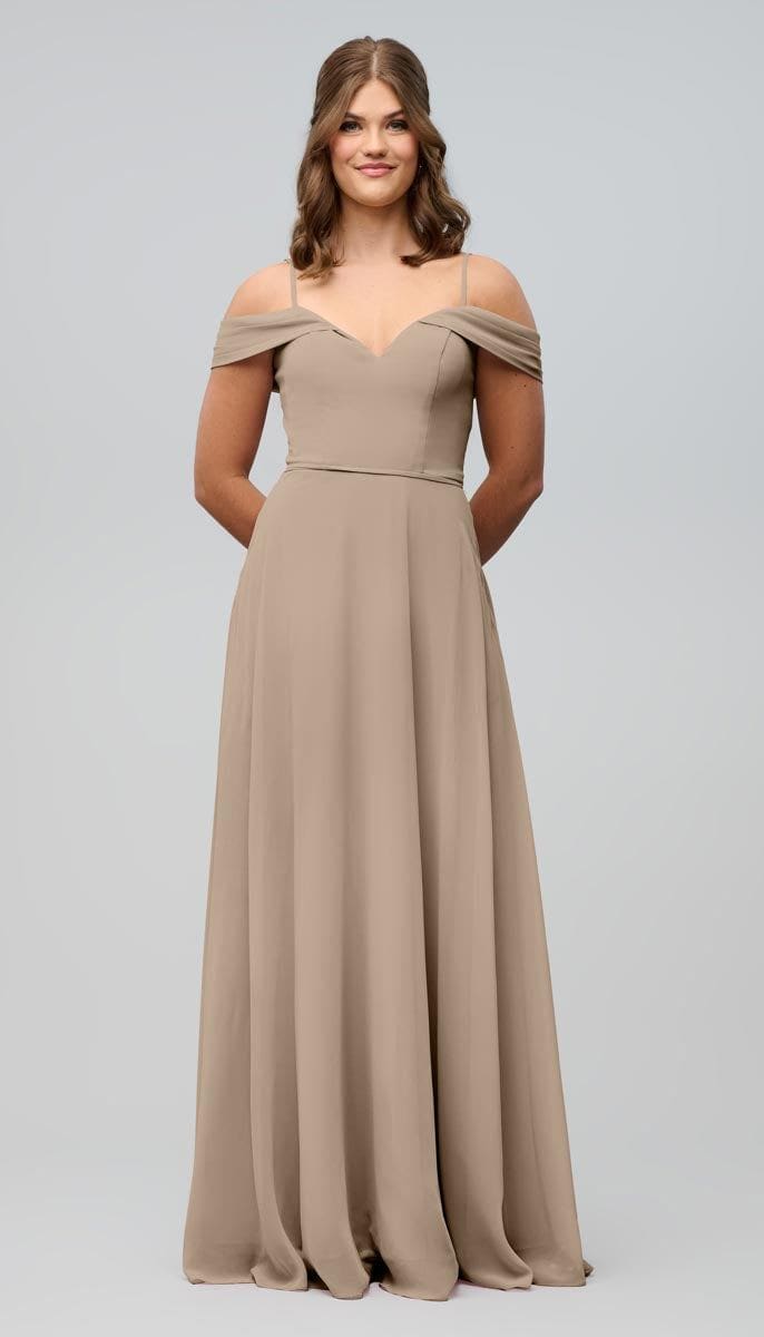 Samantha Ready To Ship Bridesmaids Dress | Kennedy Blue 20 / Latte
