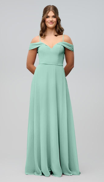 bridesmaid dresses charlotte nc Samantha Off The Shoulder Chiffon Bridesmaids Dress