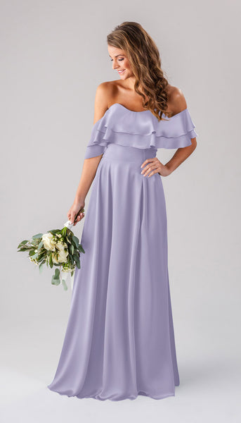 Sample Allison Luxe Satin Bridesmaid Dress