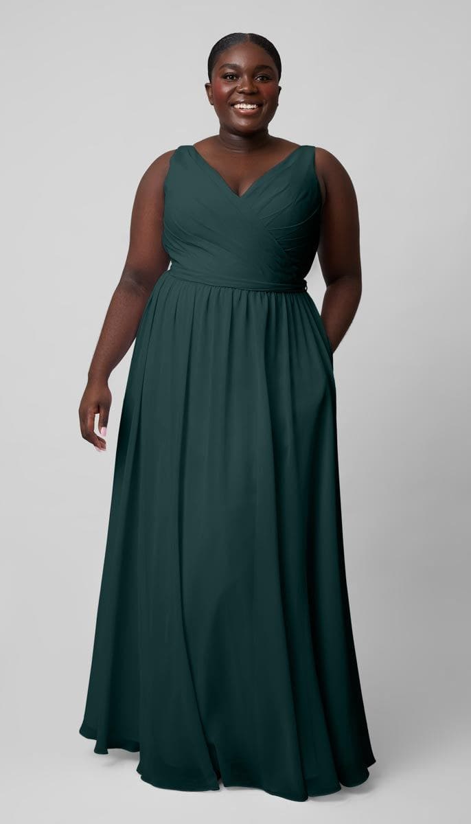 green emerald velvet dress Sample Gabby Bridesmaid Dress