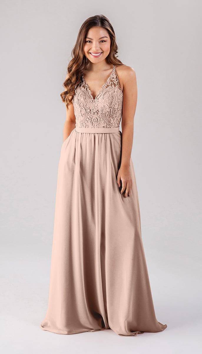 Sample Jasmine Bridesmaid Dress | Kennedy Blue Blush
