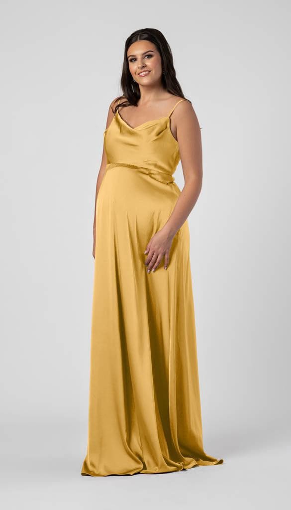 blush pink corset maxi dress Andrea & Leo Couture A1341 Ruffle Chiffon Formal Sheer Slit Bridesmaid 2 / Lilac Purple Mini Dresses 100% Polyester SIZING Island Sun Mini Dress Size:Swatches