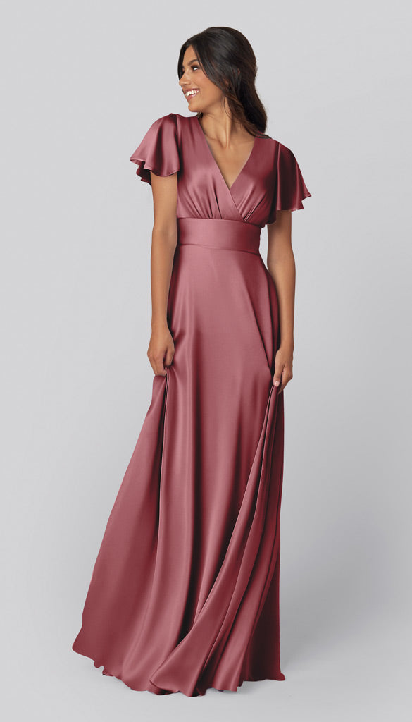 Sample Luca Luxe Satin Bridesmaid Dress