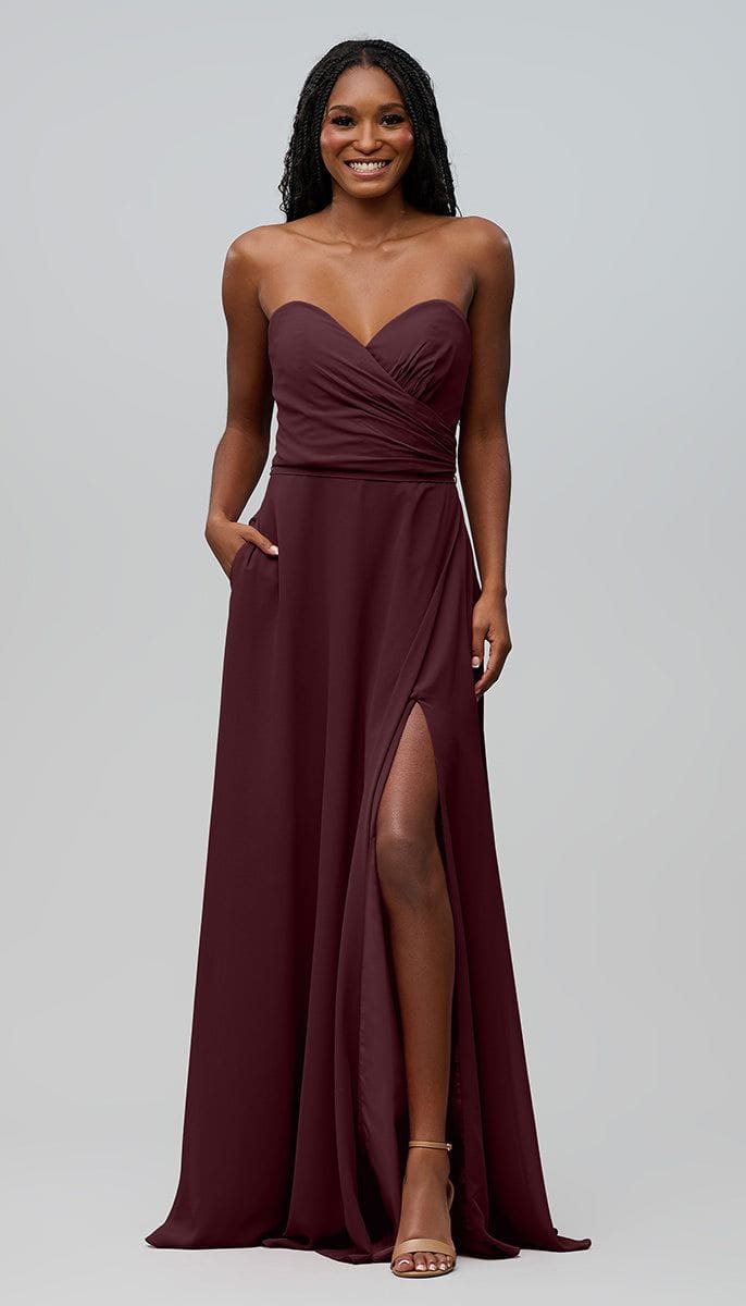 poppy red bridesmaid dresses Sample Size 2 Bordeaux luxury dress Formal dress Bridals Deals Cheap Wedding Sizes:24 line Fabric