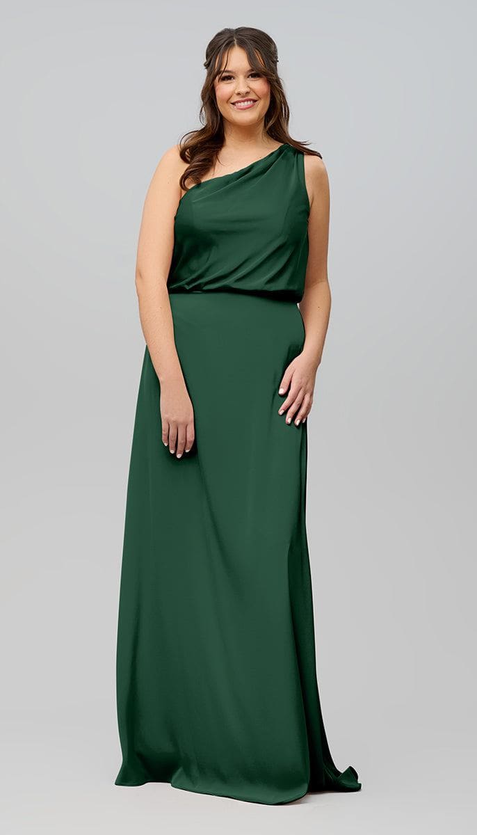 tess bridesmaid dress this is us Sample Size 16 Rust Fitted One-Shoulder Stretch Crepe Color:SNOWDROP/WINTER BLUE global-carryover-NEW Maxi dress use ciclo delicado e