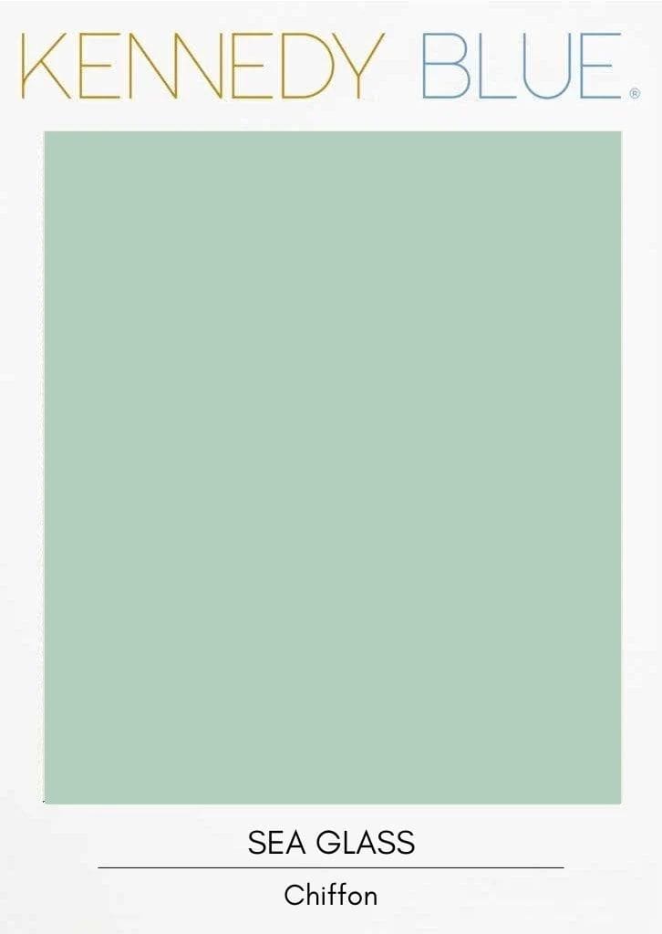 Sea Glass|Flat Chiffon Fabric Swatches Color Swatch