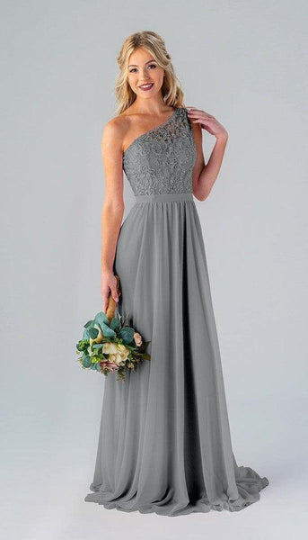 bridesmaid dresses ponsonby Pink Chiffon Maxi Dress with Lace Top main image 0