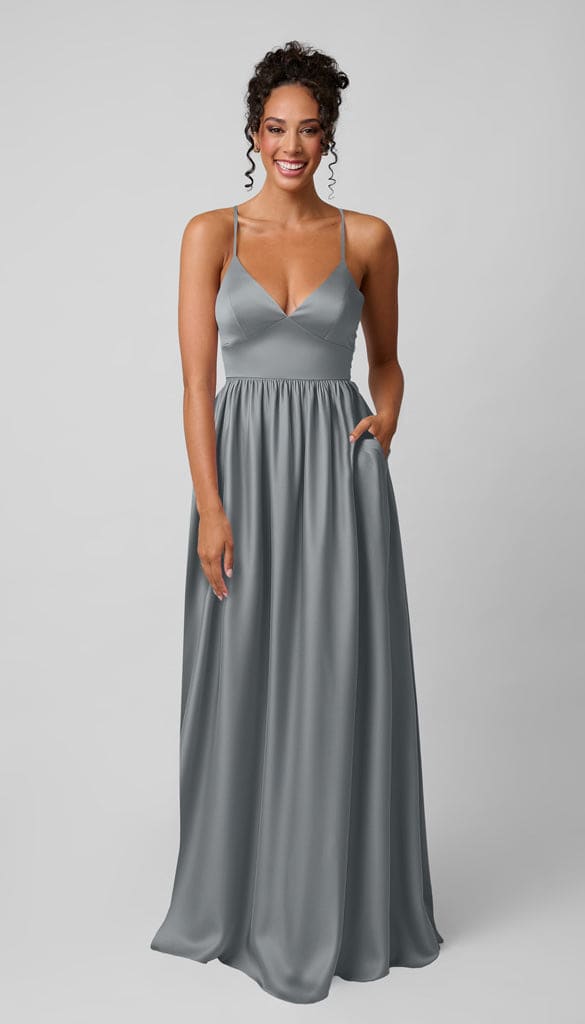 Sloane Luxe Satin Adjustable Fit Bridesmaids Dress