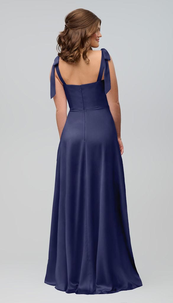 Sofia Luxe Satin Bridesmaids Dress| Kennedy Blue Desert Rose
