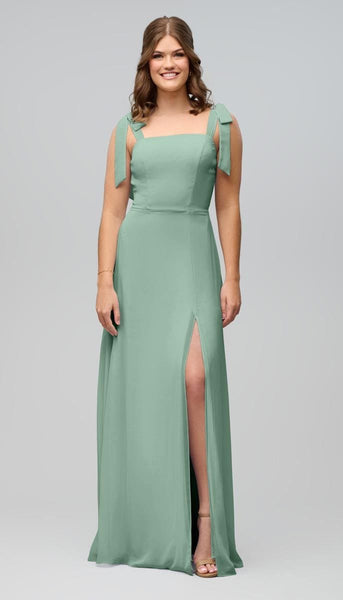 Sofia High Quality Chiffon Bridesmaids Dress| Kennedy Blue Sky Sofia High Quality Chiffon Bridesmaids Dress| Kennedy Blue Sky