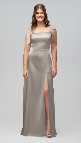 sofia bridesmaid dresses Luxe Satin Bridesmaids Dress| Kennedy Blue French Lilac Chiffon dress
