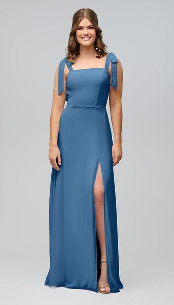 Sofia High Quality Chiffon Bridesmaids Dress| Kennedy Blue Electric Blue Sofia High Quality Chiffon Bridesmaids Dress| Kennedy Blue Electric Blue