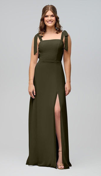 Sofia High Quality Chiffon Bridesmaids Dress| Kennedy Blue Black