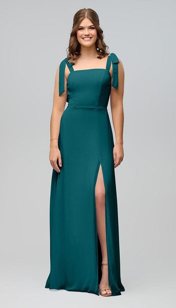 Sofia High Quality Chiffon Bridesmaids Dress| Kennedy Blue Teal