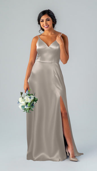 silver satin bridesmaid dresses Sophie Luxe Bridesmaids Dress Color:Pink Red Flower SHEIN ICON Women's Backless Silver(For other colors seltype_single