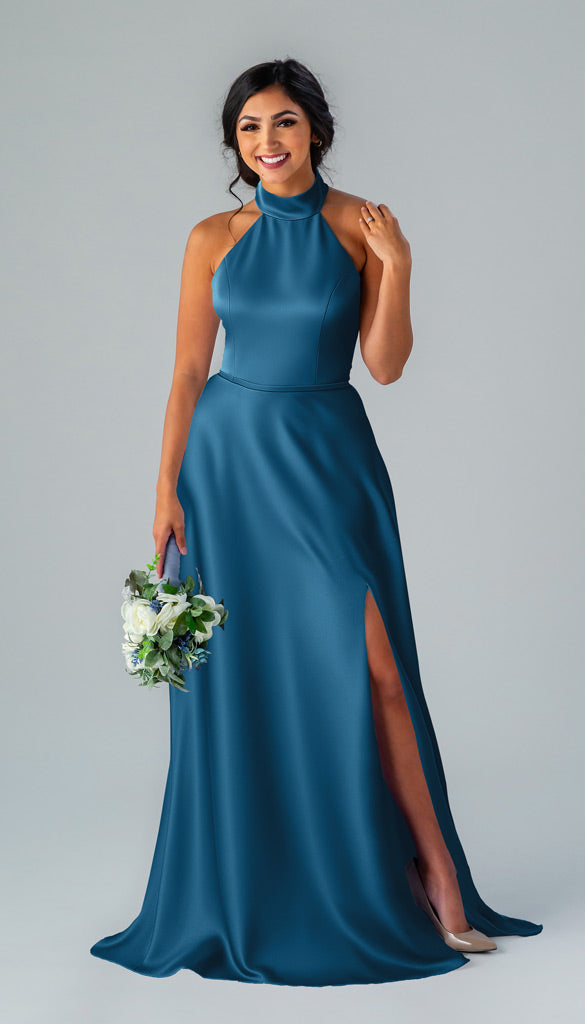 petrol bridesmaid dresses Modest Petrol Blue Bridesmaid Dress 25885PM
