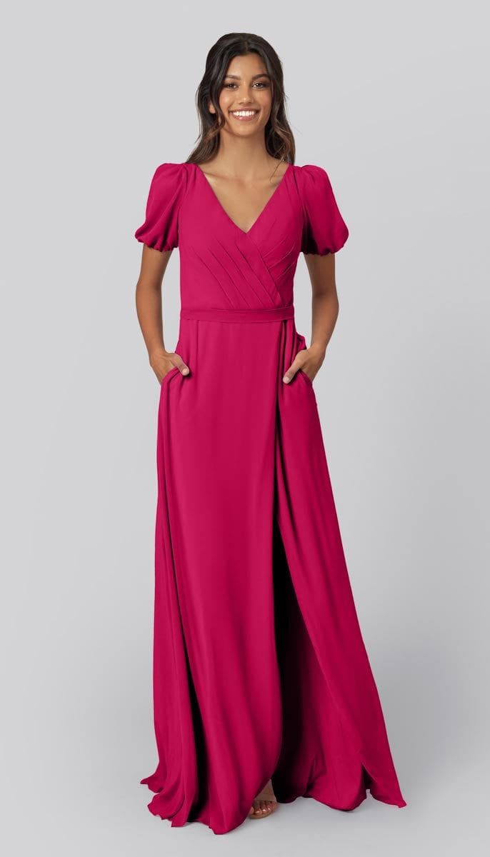 Stephanie Short Sleeve Bridesmaid Dress